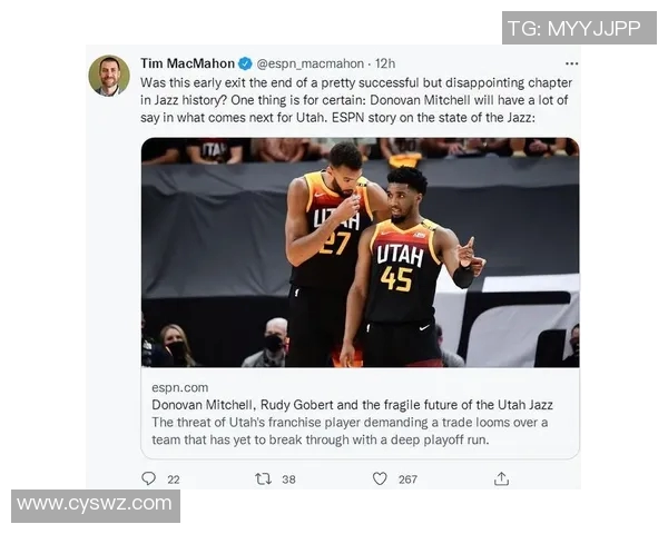 爵士战胜湖人,米切尔与戈贝尔联手发威